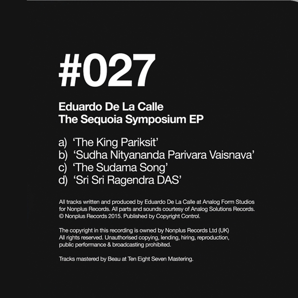 Eduardo De La Calle – The Sequoia Symposium