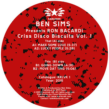 Ben Sims – Criss Disco Biscuits Vol. 1 EP