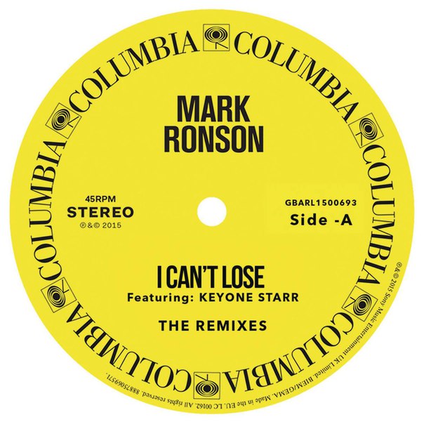 Mark Ronson feat. Keyone Starr – I Can’t Lose [Remixes]