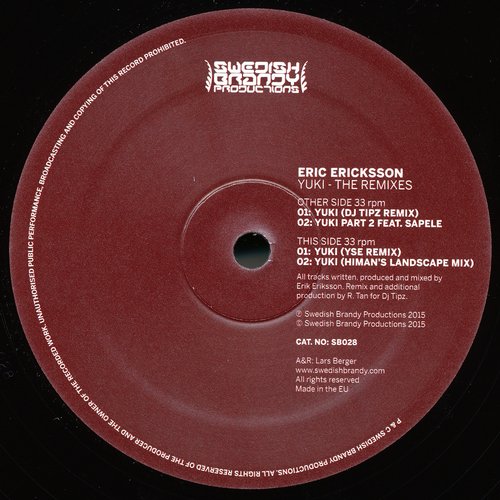 Eric Ericksson – Yuki – The Remixes