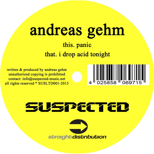 Andreas Gehm – Panic / I Drop Acid