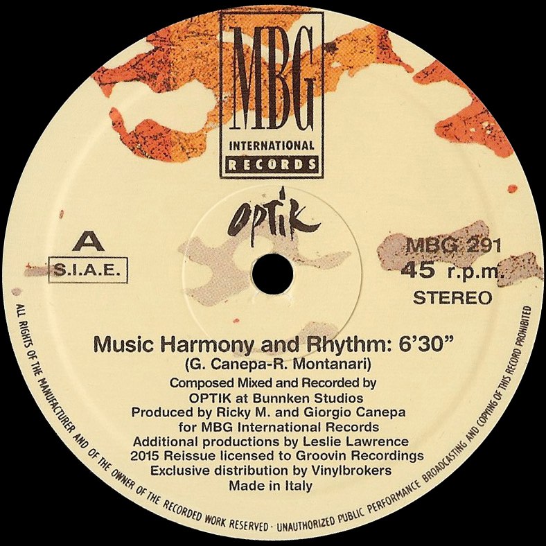 Optik – Music Harmony And Rhythm