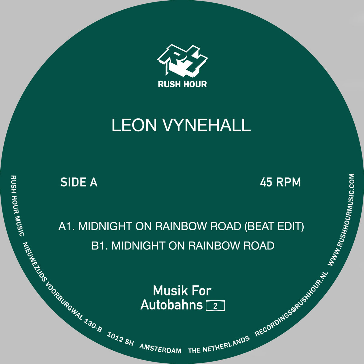Leon Vynehall – Midnight on Rainbow Road