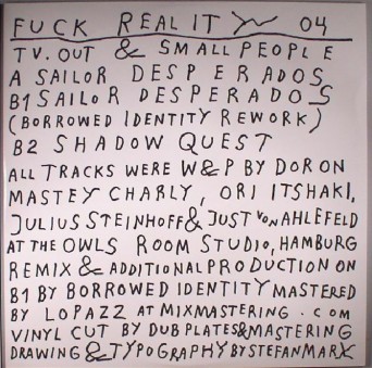 OUT & Smallpeople – Fuck Reality 04 (incl. Borrowed Identity Remix)