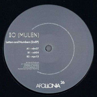 iO (Mulen) – Letters & Numbers