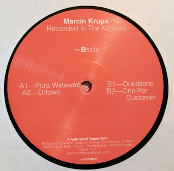 Marcin Krupa – Recorded In The Kitchen