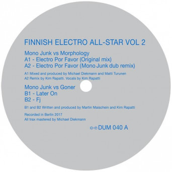 Mono Junk & Morphology & Goner – Finnish Electro All-Star Vol 2