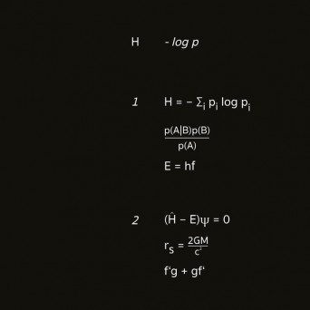 h – – log p