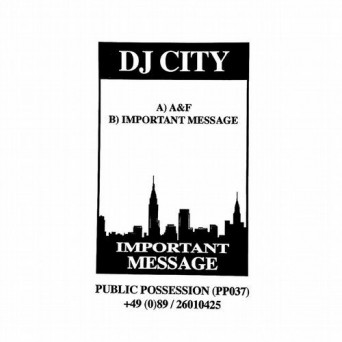 DJ City – Important Message