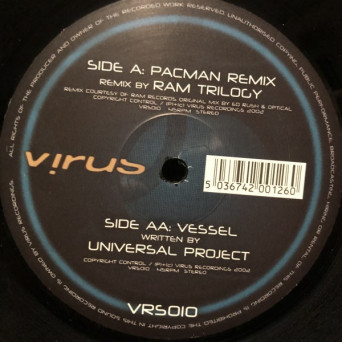 Ed Rush & Optical / Universal Project ‎– Pacman (Ram Trilogy Remix) / Vessel