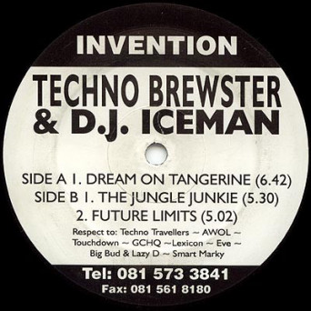 Techno Brewster & D.J. Iceman ‎– Dream On Tangerine [VINYL]