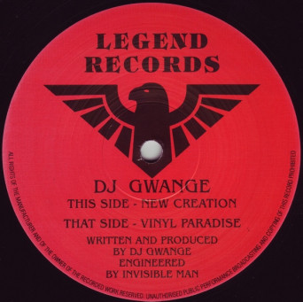 DJ Gwange – New Creation / Vinyl Paradise [VINYL]