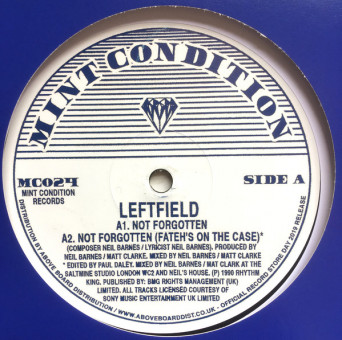 Leftfield – Not Forgotten [VINYL]