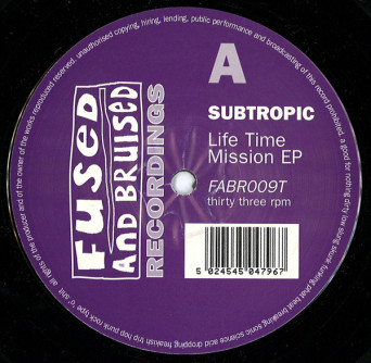 Subtropic – Life Time Mission EP [VINYL]