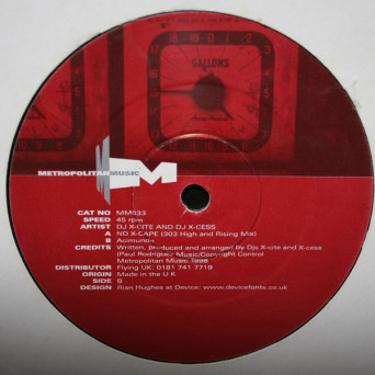 DJ X-Cite And DJ X-Cess – No X-Cape [VINYL]
