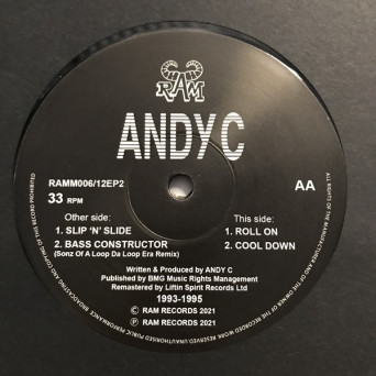 Andy C – Slip ‘N’ Slide / Roll On [VINYL]