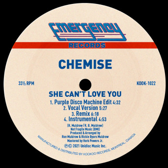 Chemise – She Can’t Love You (Purple Disco Machine Edit)