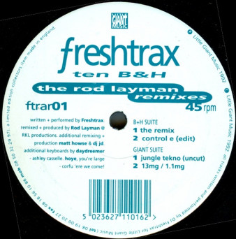 Freshtrax – Ten B&H (The Rod Layman Remixes) [VINYL]