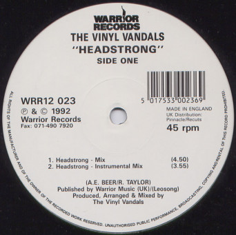 The Vinyl Vandals – Headstrong [VINYL]