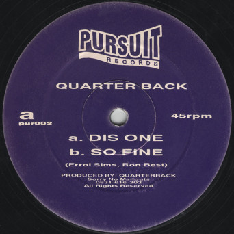 Quarter Back – Dis One [VINYL]