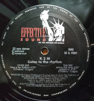 K3M – Listen To The Rhythm [VINYL]