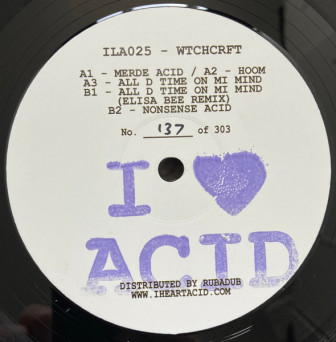 Wtchcrft – I Love Acid 025 [VINYL]