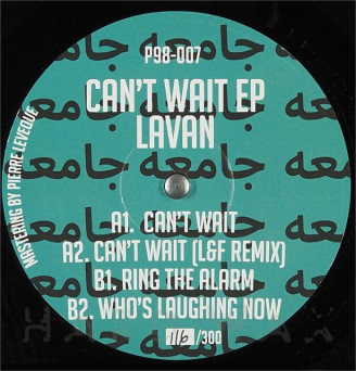 Lavan – Can’t Wait [VINYL]