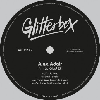 Alex Adair – I’m So Glad EP