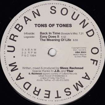 Tons of Tones – Back In Time [VINYL]
