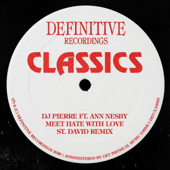 DJ Pierre & Ann Nesby – Meet Hate With Love (St. David Remix)